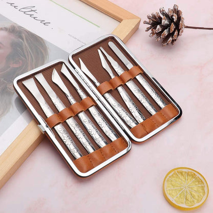 Foot File, 8Pcs Stainless Steel Foot File Dead Skin Horny Remover Foot Callus Shaver Pedicure Tool Set for Women Men Care Feet Health & Beauty > Personal Care > Foot Care Yinhing   