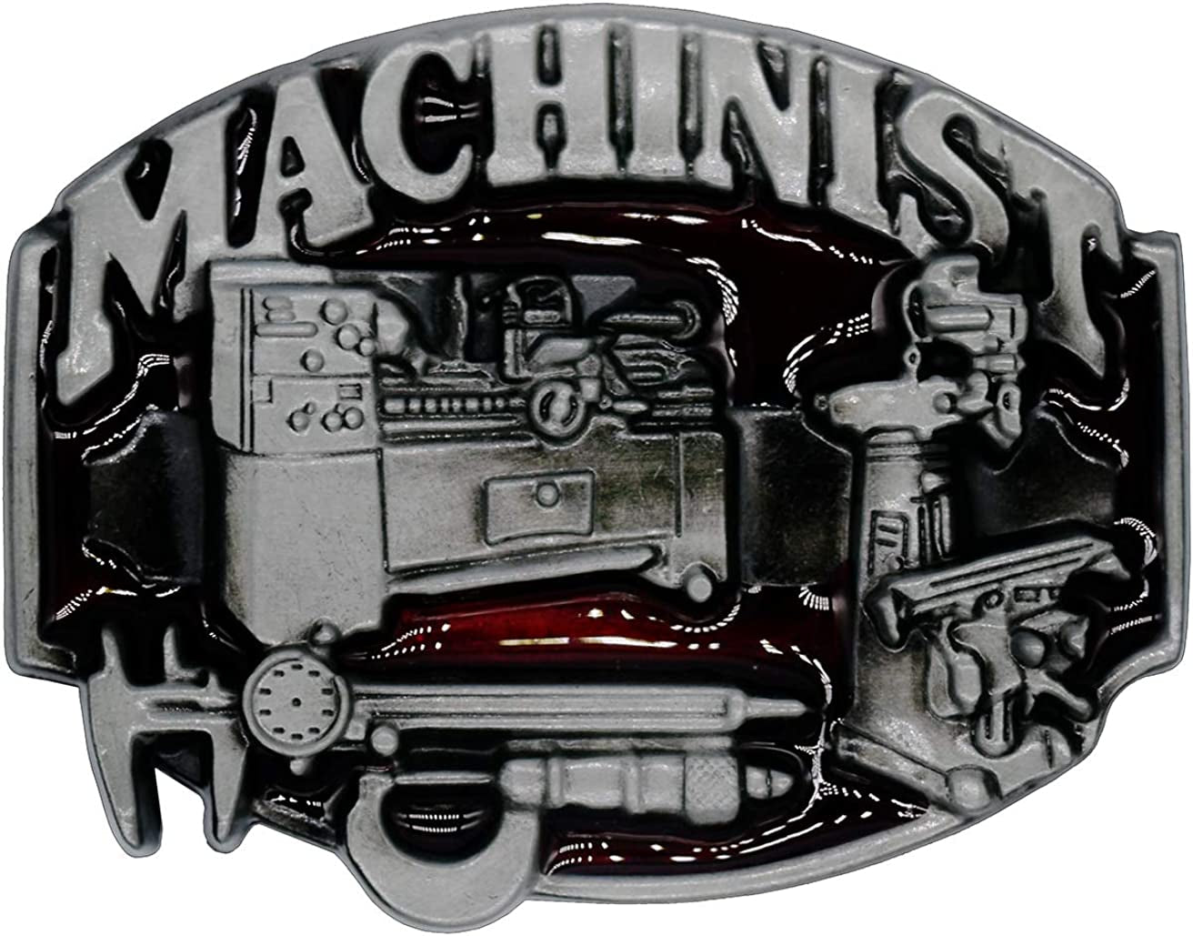 Belt Buckle Professional Worker Style Performance Accessories Apparel & Accessories > Clothing Accessories > Belt Buckles Moranse Machinist  