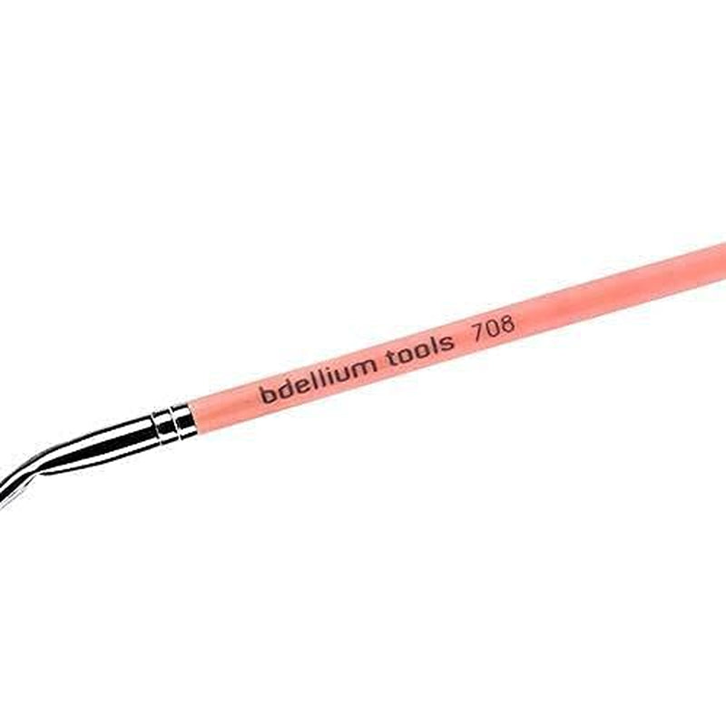 Bdellium Tools Professional Makeup Brush Pink Bambu Series - Bent Eyeliner 708 Health & Beauty > Personal Care > Cosmetics > Cosmetic Tools > Makeup Tools BDELLIUM TOOLS   