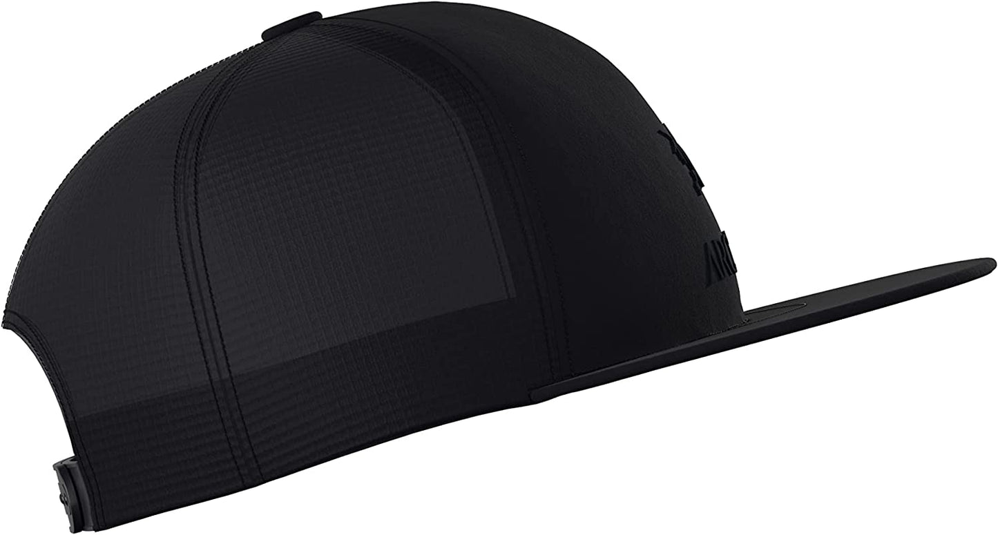 Arc'Teryx Logo Flat Brim Trucker Hat | Flat-Brim Performance Trucker Apparel & Accessories > Clothing Accessories > Hats Arc'teryx   