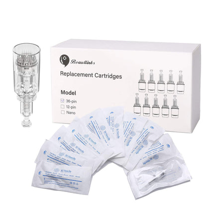 Beautlinks Skin Care Tool Kit for Face and Body Pin Cartridges (36-Pin) Health & Beauty > Personal Care > Cosmetics > Cosmetic Tools > Skin Care Tools Beautlinks 36-pin  
