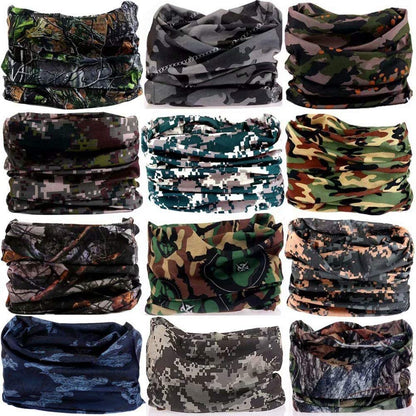 DEMIL 6PCS/8PCS/12PCS Seamless Headband Bandanas Headwear for Men&Women Scarf Apparel & Accessories > Clothing Accessories > Headwear Demil Sports 12pcs-5camouflage1  