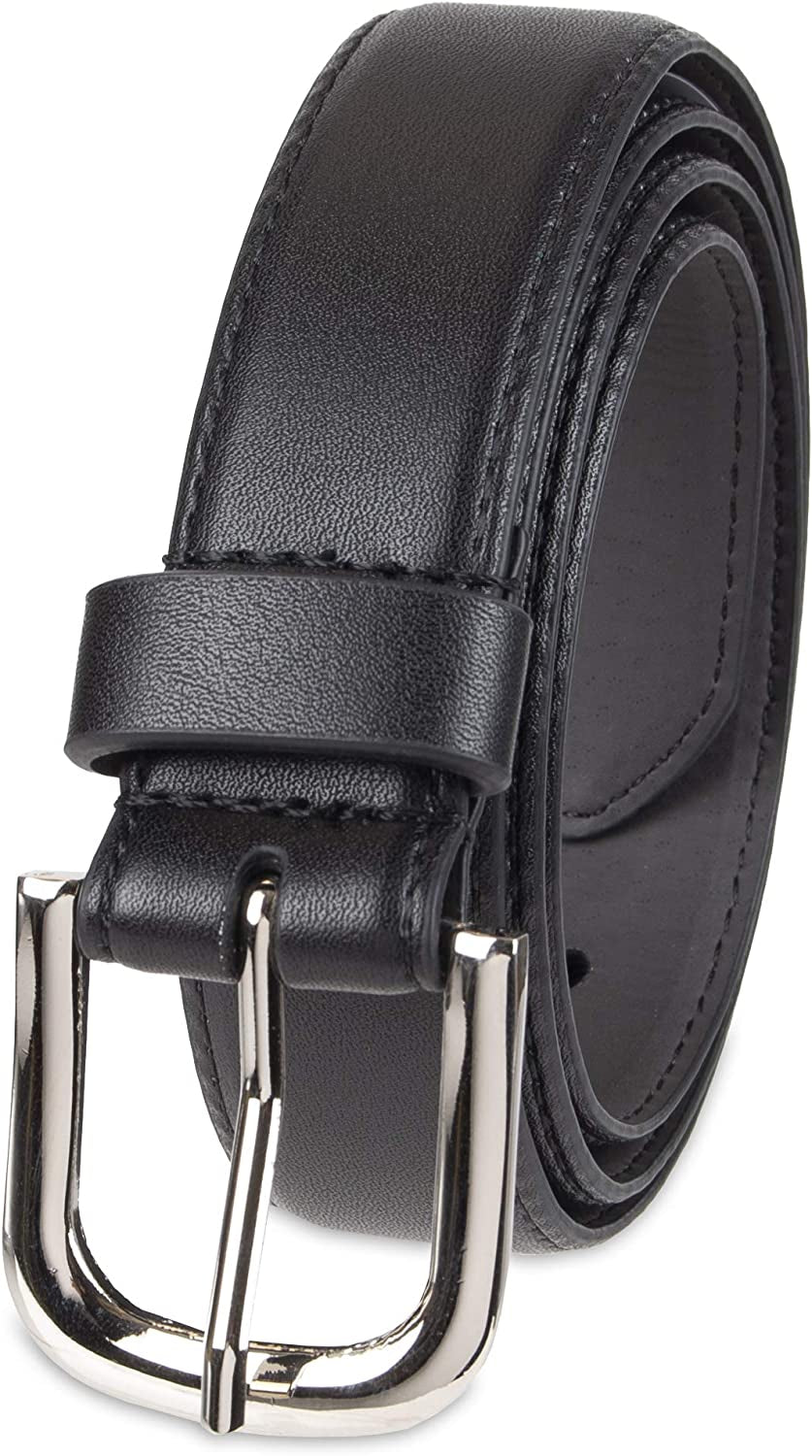 Essentials Women'S Casual Skinny Jean Belt with Single Prong Buckle Apparel & Accessories > Clothing Accessories > Belts KYLIE MAX Black Medium 
