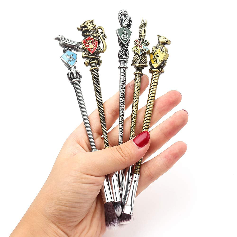 Wand Potter Makeup Brushes with Gift Bag for Makeup 5Pcs Magic Eye Shadow Eyeliner Blending Pencil Lip Brush Beauty Tools Health & Beauty > Personal Care > Cosmetics > Cosmetic Tools > Makeup Tools HORIK   