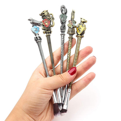 Wand Potter Makeup Brushes with Gift Bag for Makeup 5Pcs Magic Eye Shadow Eyeliner Blending Pencil Lip Brush Beauty Tools Health & Beauty > Personal Care > Cosmetics > Cosmetic Tools > Makeup Tools HORIK   