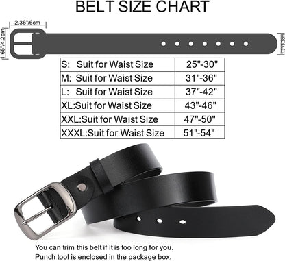 Women Leather Belts for Jeans Pants Fashion Dress Belt for Women with Solid Pin Buckle by WHIPPY Apparel & Accessories > Clothing Accessories > Belts WHIPPY   