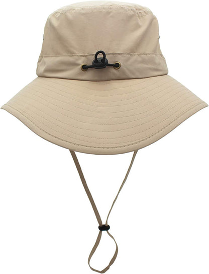 Llmoway Women Lightweight Safari Sun Hat Quick Dry Fishing Hat with Strap Cool Apparel & Accessories > Clothing Accessories > Hats LLmoway   