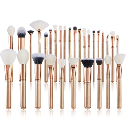 Jessup Brush Set Make up Brushes Powder Brush Face Lip Make-Up Brush Professional Beauty Brush Tools&Kits 30 Pcs Prussian Blue T470 Health & Beauty > Personal Care > Cosmetics > Cosmetic Tools > Makeup Tools Jessup Gold  