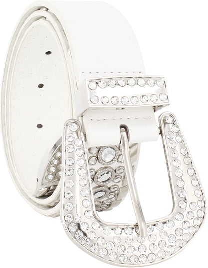 CLARA Women Vintage Western Waist Belt Double Buckle Belt PU Leather Waistband for Jeans Dress Apparel & Accessories > Clothing Accessories > Belts CLARA   