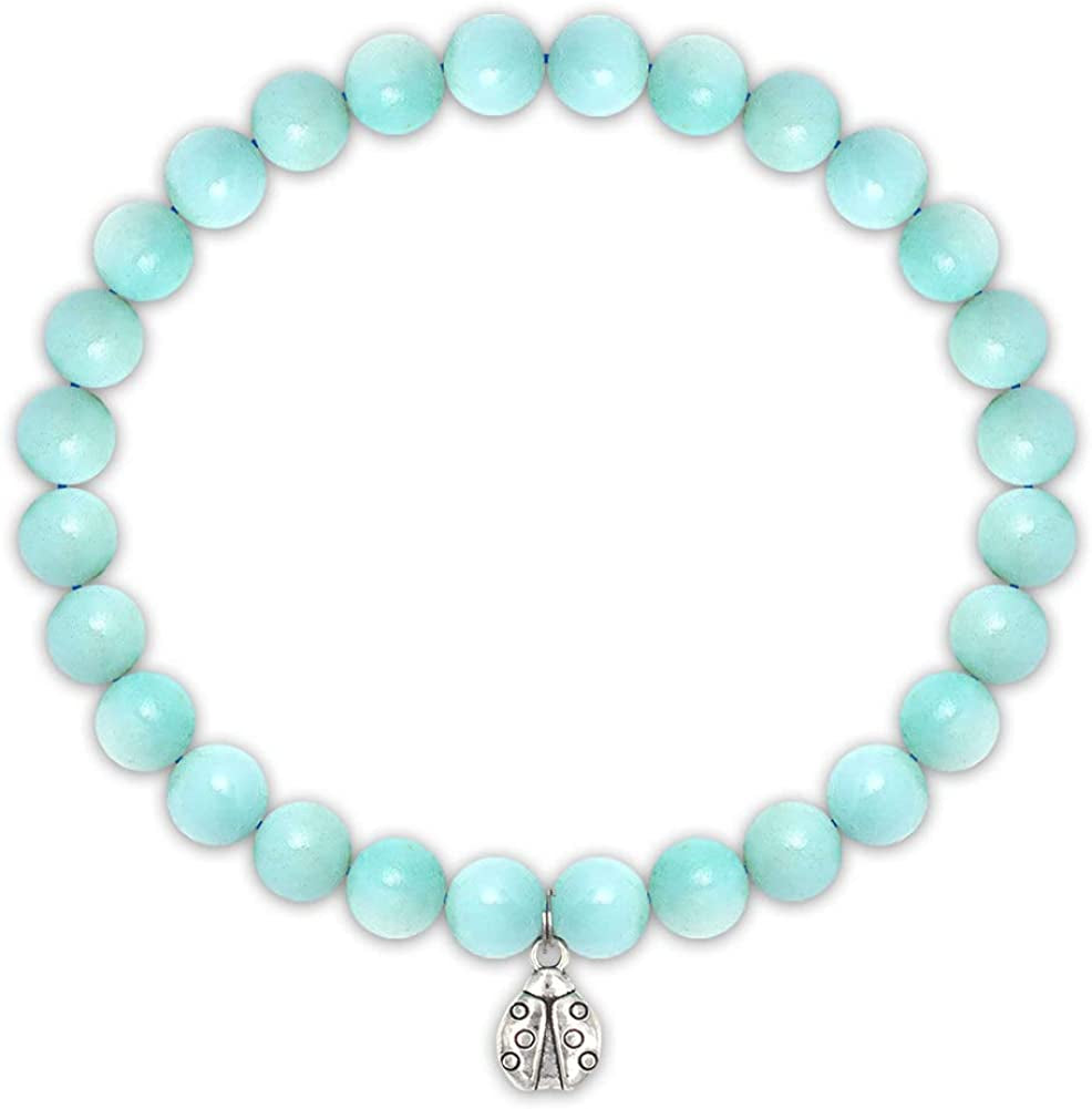 SOLINFOR Coworker Leaving Gifts, Retirement Gifts for Women - Amazonite Beads Farewell Bracelet - Moving Away Goodbye Going Away New Job Good Luck Jewelry Gift Idea for Friends Boss Apparel & Accessories > Jewelry > Bracelets SOLINFOR   