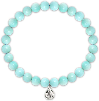 SOLINFOR Coworker Leaving Gifts, Retirement Gifts for Women - Amazonite Beads Farewell Bracelet - Moving Away Goodbye Going Away New Job Good Luck Jewelry Gift Idea for Friends Boss Apparel & Accessories > Jewelry > Bracelets SOLINFOR   