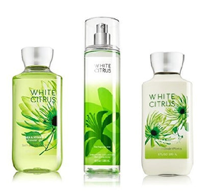Bath and Body Works - Signature Collection - WHITE CITRUS - Shower Gel - Fine Fragrance Mist & Body Lotion Trio Health & Beauty > Personal Care > Cosmetics > Bath & Body Bath & Body Works   