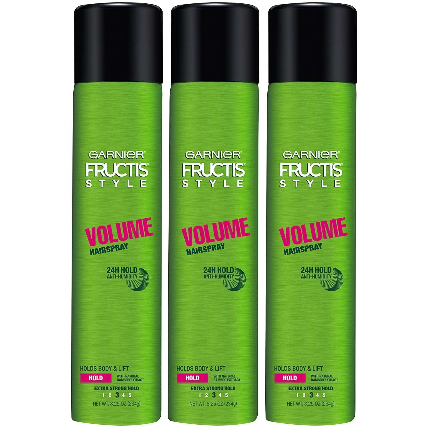 Garnier Hair Care Fructis Style Volume Anti-Humidity Hairspray, 8.25 Ounce (Pack of 2) Health & Beauty > Personal Care > Hair Care Garnier Anti-Humidity Hairspray 8.25 Ounce (Pack of 3) 