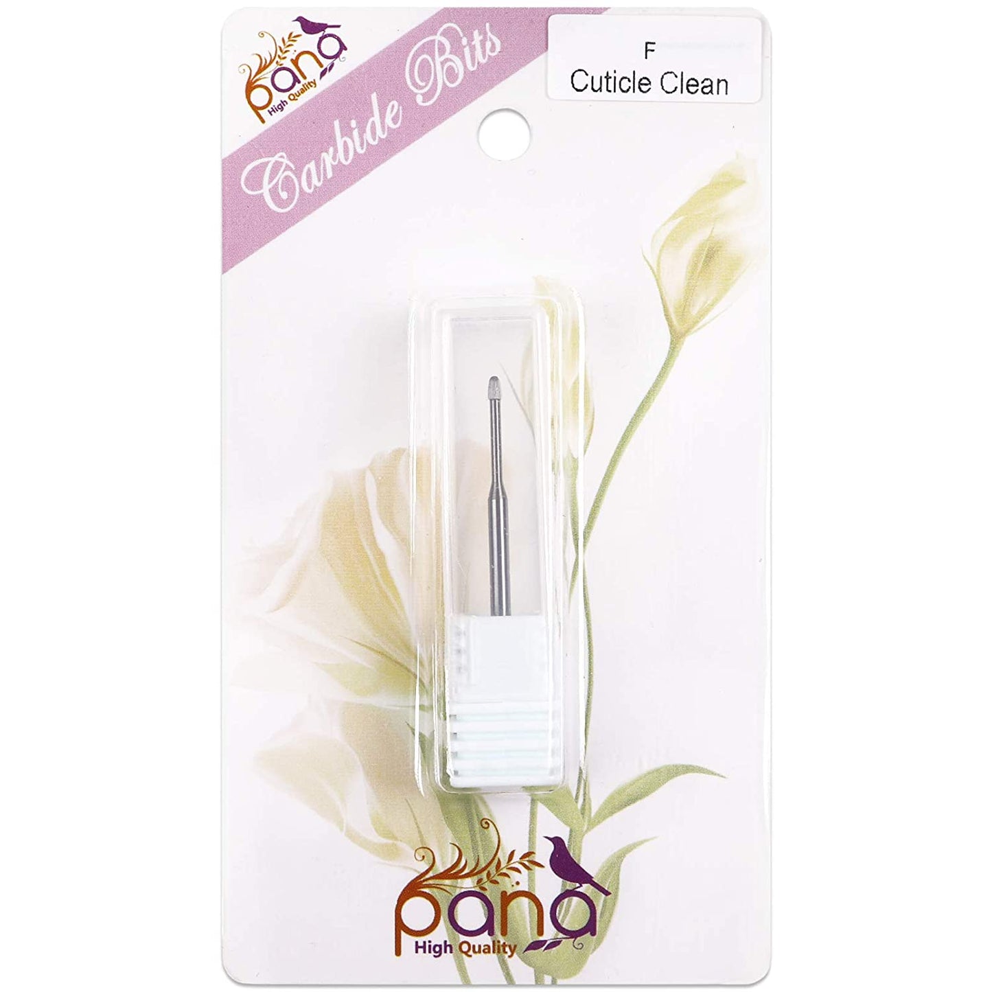 Premium PANA 3/32" Cuticle Clean Nail Carbide Bit for Professional, Nail Salon, Nail Trimmer, under Nail Cleaner, Electric Drill Machine, Manicure Tools (Silver-Snake Head, Fine) Health & Beauty > Personal Care > Cosmetics > Cosmetic Tools > Nail Tools PANA   