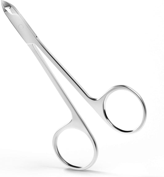 Suvorna 4" Cuticle Trimmer Cuticle Nippers Cuticle Cutter Nail Cuticle Trimmer Cuticle Clippers Nippers Nail Cuticle Professional Manicure Cuticle Trimmer Japanese 420 Stainless Steel Nail Scissor. Health & Beauty > Personal Care > Cosmetics > Cosmetic Tools > Nail Tools Suvorna   