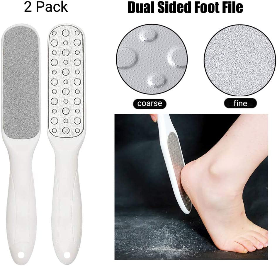 Colossal Pedicure Rasp Foot File Stainless Steel Pedicure Tools Set Callus Remover Kit, Dreamster Large Foot Scrubber Foot Care Kit for Women Men Salon Home Health & Beauty > Personal Care > Foot Care DreamSter   