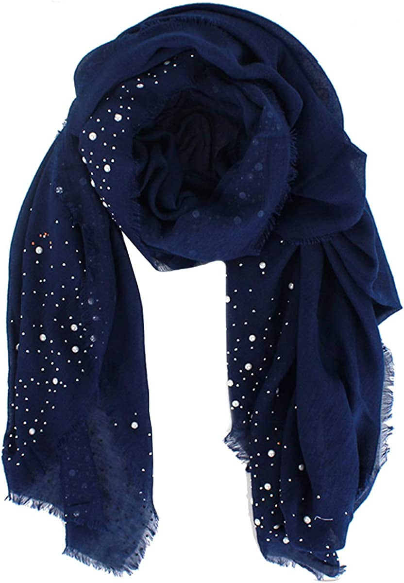 Women Solid Color Muslim Headscarf Turban Lightweight Jersey Hijab Scarf Wrap Apparel & Accessories > Clothing Accessories > Scarves & Shawls EDITHA 02993black One Size 