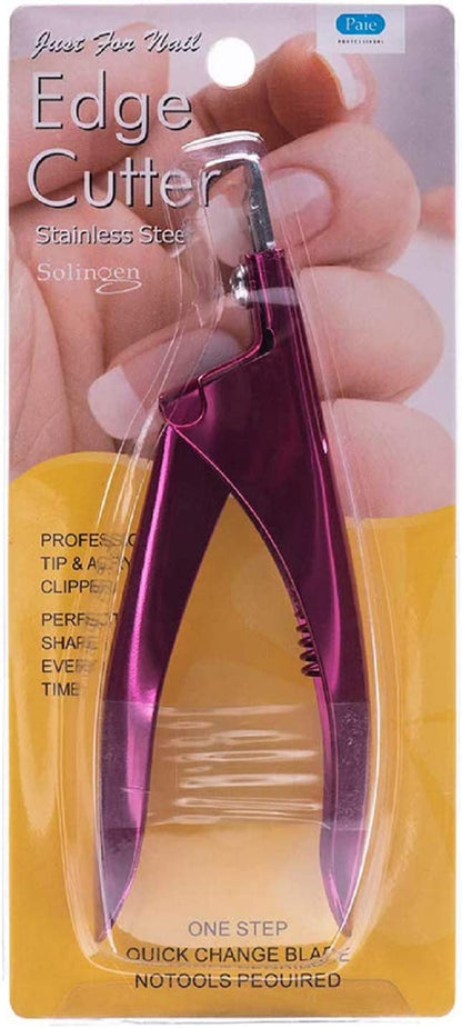 Melodysusie Acrylic Nail Clippers, Professional Nail Clippers Cutters for Acrylic Nails Fake Nail Tips, Adjustable Stainless Nail Trimmer, Manicure Tool for Salon Home Nail Art, Purple Health & Beauty > Personal Care > Cosmetics > Cosmetic Tools > Nail Tools MelodySusie   