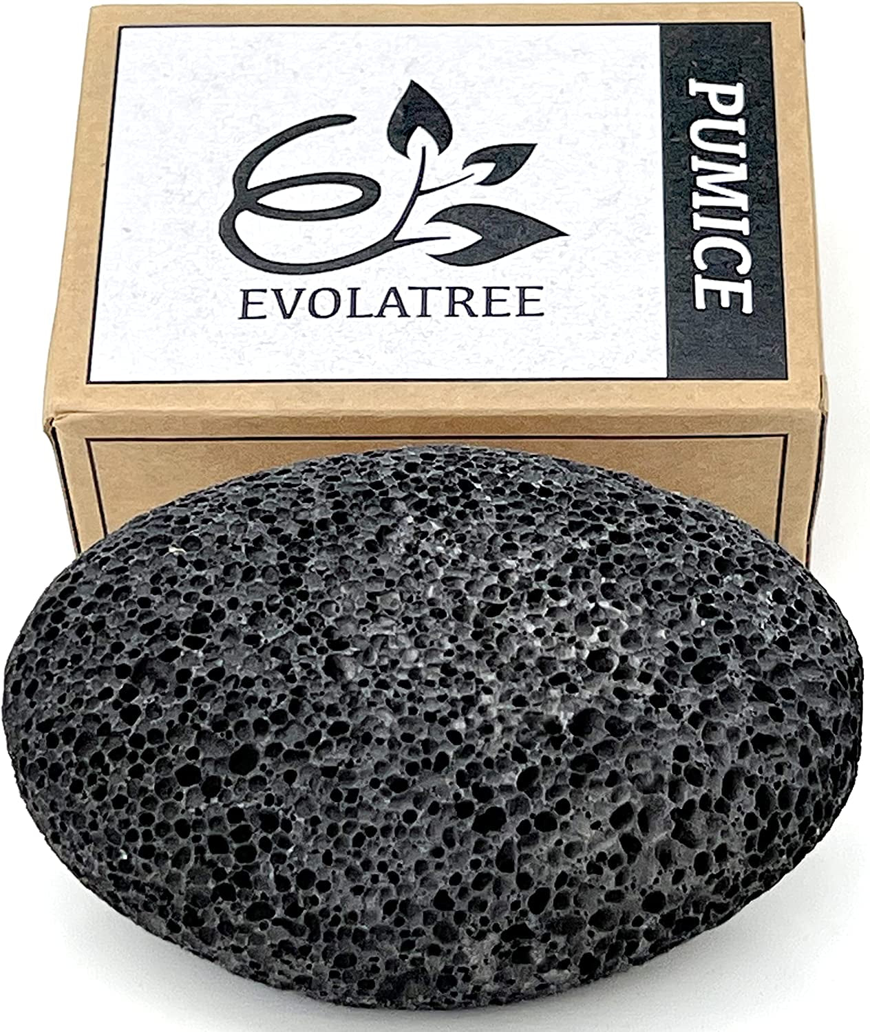 Evolatree Pumice Stone for Feet - Lava Foot Scrub, Cleaning & Exfoliating Dead Skin, Corn & Callus Remover for Hands Heels - Shower Bath Foot Scrubber & Scraper Pedicure Care W/ Bonus Wooden Soap Tray Health & Beauty > Personal Care > Foot Care Evolatree Pumice Stone  