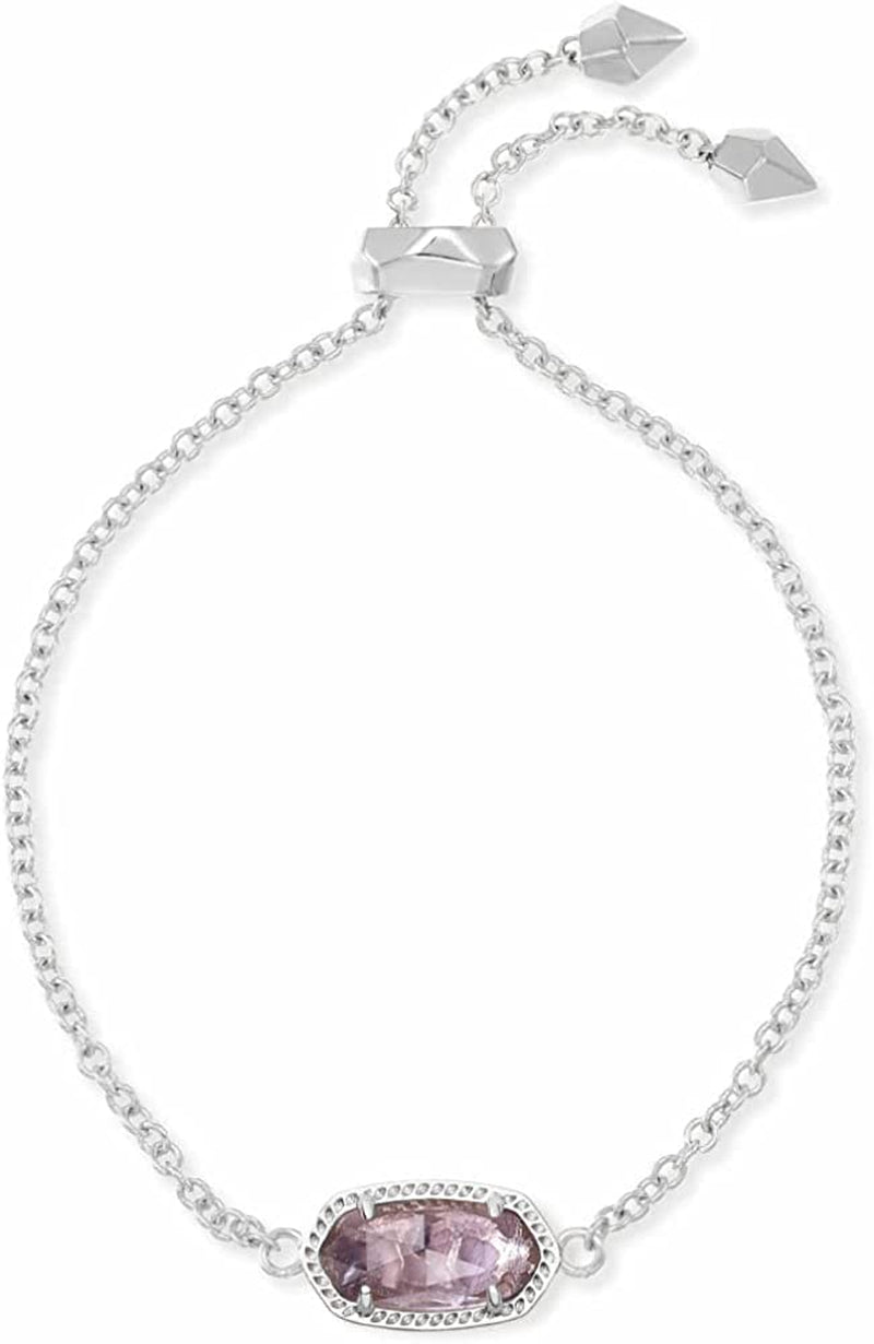 Kendra Scott Elaina Link Chain Bracelet for Women Apparel & Accessories > Jewelry > Bracelets Kendra Scott RHODIUM - PURPLE AMETHYST  