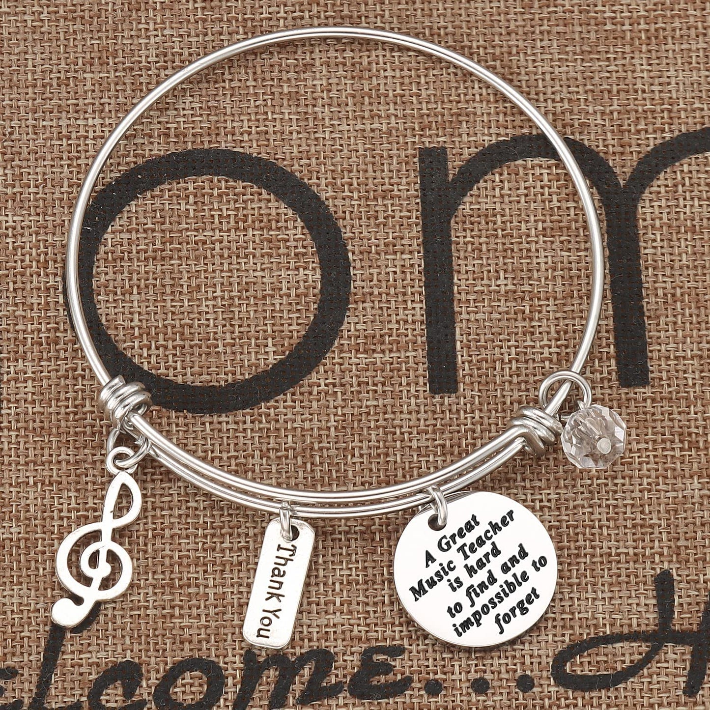 Kivosliviz Music Teacher Bracelet Gifts Piano Teacher Gifts for Women Violin Teacher Appreciation Jewelry Music Teacher Bracelet Apparel & Accessories > Jewelry > Bracelets Anrrion   