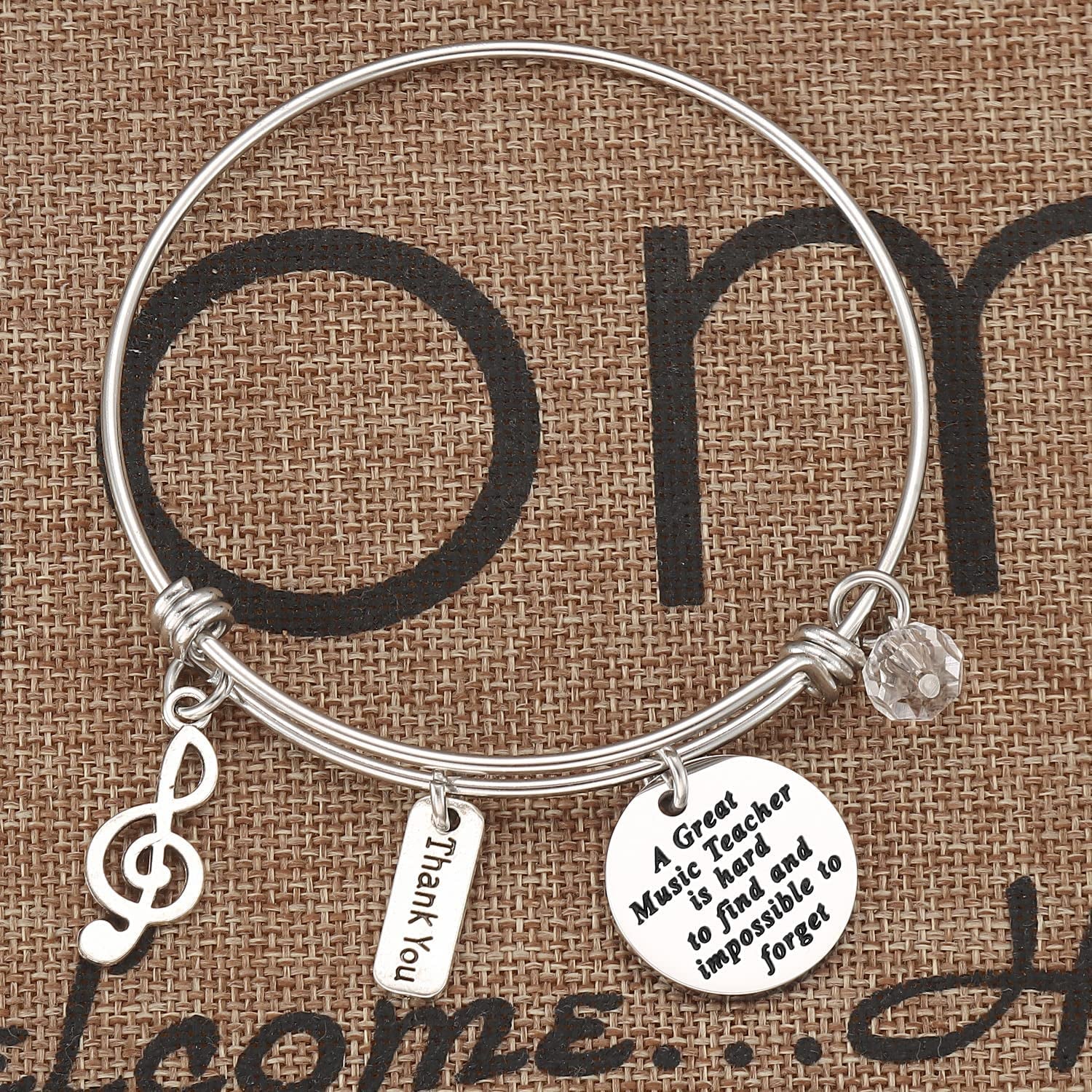 Kivosliviz Music Teacher Bracelet Gifts Piano Teacher Gifts for Women Violin Teacher Appreciation Jewelry Music Teacher Bracelet Apparel & Accessories > Jewelry > Bracelets Anrrion   
