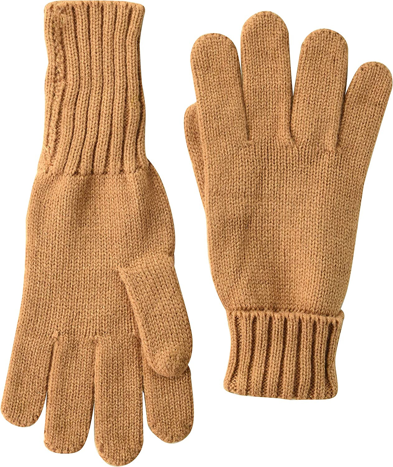 Essentials Women'S Ribbed Gloves Apparel & Accessories > Clothing Accessories > Gloves & Mittens KYLIE MAX Brown One Size 