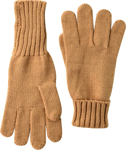 Essentials Women'S Ribbed Gloves Apparel & Accessories > Clothing Accessories > Gloves & Mittens KYLIE MAX Brown One Size 