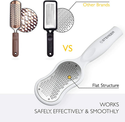 Foot Rasp Foot File and Callus Remover, 234 Foot Care Pedicure Metal Surface Tool, Korean-Made Precise Foot File, Foot File Callus Remover, Foot Scrubber, Foot Grater Health & Beauty > Personal Care > Foot Care STEINDER   