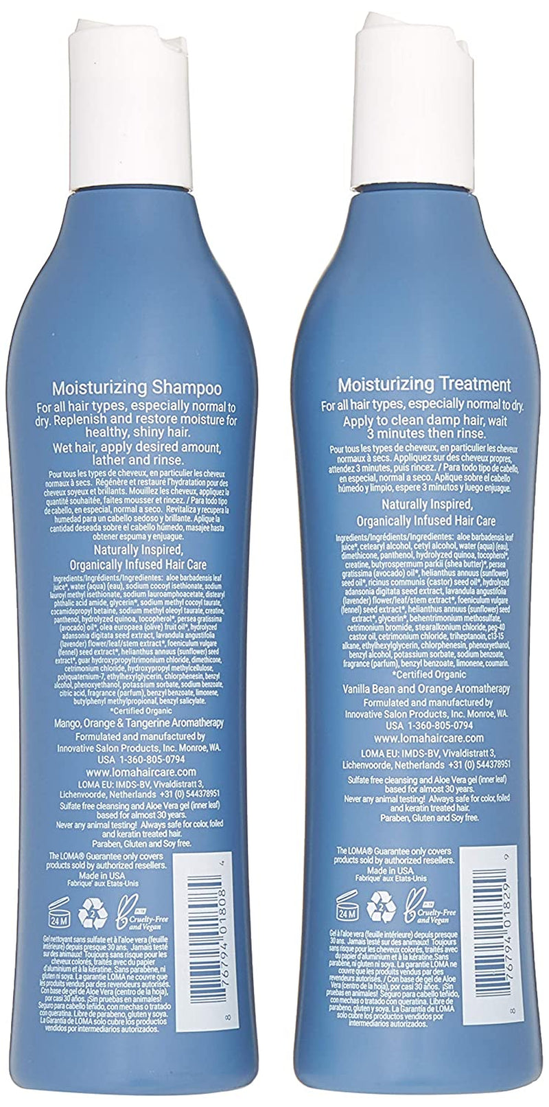 Loma Hair Care Moisturizing Shampoo & Treatment Duo Health & Beauty > Personal Care > Hair Care Loma Hair Care   