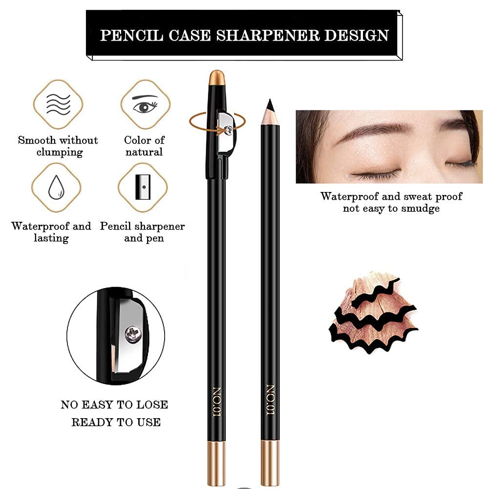 Eyeliner Stamps,7 Pcs Eyebrow Pencil Liquid Eyeliner Set,Waterproof Face Stamps with Heart/Flower/Moon/Star/Smiley Face/Triangle Seal Stamp,Long Lasting Seal Eyeliner Pen ,Eye Decoration Eye Liner Makeup Tool Black No Smudge (7PCS) Health & Beauty > Personal Care > Cosmetics > Cosmetic Tools > Makeup Tools POPMISOLER   