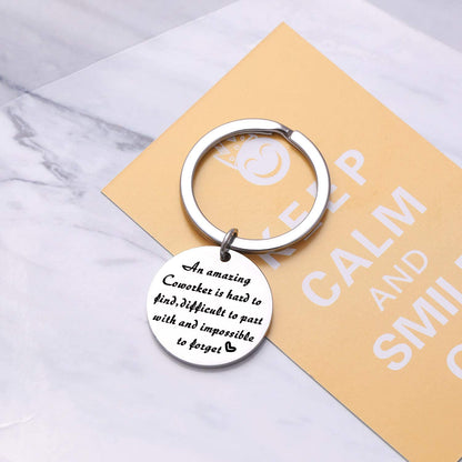 Tzrnhm Blossom an Amazing Coworker Is Hard to Find Difficult to Part with and Impossible to Forget Bangle Keychain Gfts for Coworkers,Business Partner,Boss,Friends Apparel & Accessories > Jewelry > Bracelets TzrNhm Blossom   