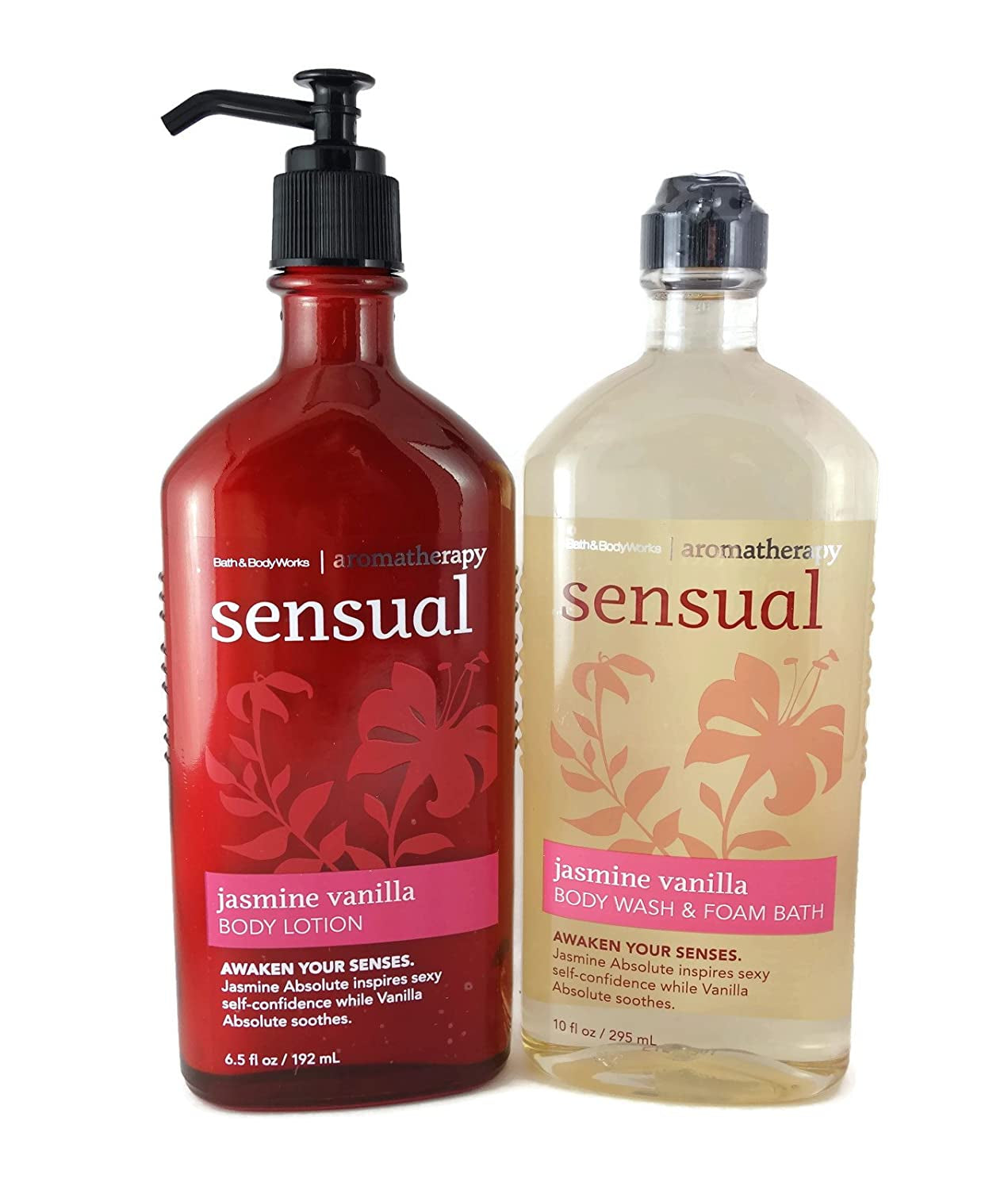 Bath & Body Works Aromatherapy Energy - Orange + Ginger Body Lotion, 6.5 Fl Oz + Body Wash & Foam Bath, 10 Fl Oz Health & Beauty > Personal Care > Cosmetics > Bath & Body Bath & Body Works Jasmine Vanilla  