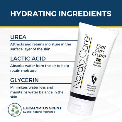 Nordic Care Foot Care Cream 6 Oz. (Pack of 2) Health & Beauty > Personal Care > Foot Care Nordic Care   