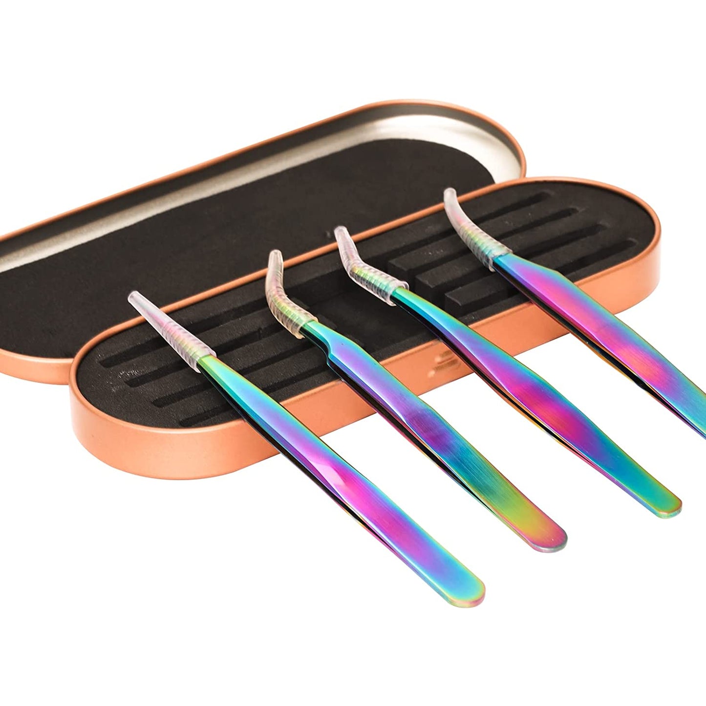 Eyelash Extension Supplies Acrylic Lashes-Holder Pad Eye Individual Lashes Makeup Tools Palette 1Pcs Lash Extension Glue Pallet Holder Card Professional Salon Use by GEMERRY Health & Beauty > Personal Care > Cosmetics > Cosmetic Tools > Makeup Tools GEMERRY Rainbow Tweezers  