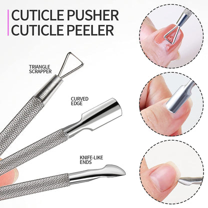 Nail File Buffer, Teenitor Gel Nail File Set, 6PCS Professional Nail Buffer File Block, 100PCS Nail Remover Foil Wraps, Cuticle Pusher and Cuticle Peeler, Gel Nail Remover Tools Kit Health & Beauty > Personal Care > Cosmetics > Cosmetic Tools > Nail Tools Teenitor   