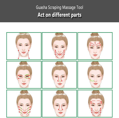 Jade Gua Sha Facial Tools- Women'S Facial Beauty Tools Natural Jade Stone Pink Scraping Board for Physical Therapy and SPA Acupuncture Therapy Used for Face, Eyes, Neck and All Parts of the Body Health & Beauty > Personal Care > Cosmetics > Cosmetic Tools > Skin Care Tools Hanzim   