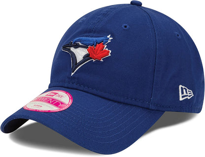 New Era MLB Women'S Essential 9Twenty Adjustable Cap Apparel & Accessories > Clothing Accessories > Hats New Era Toronto Blue Jays  