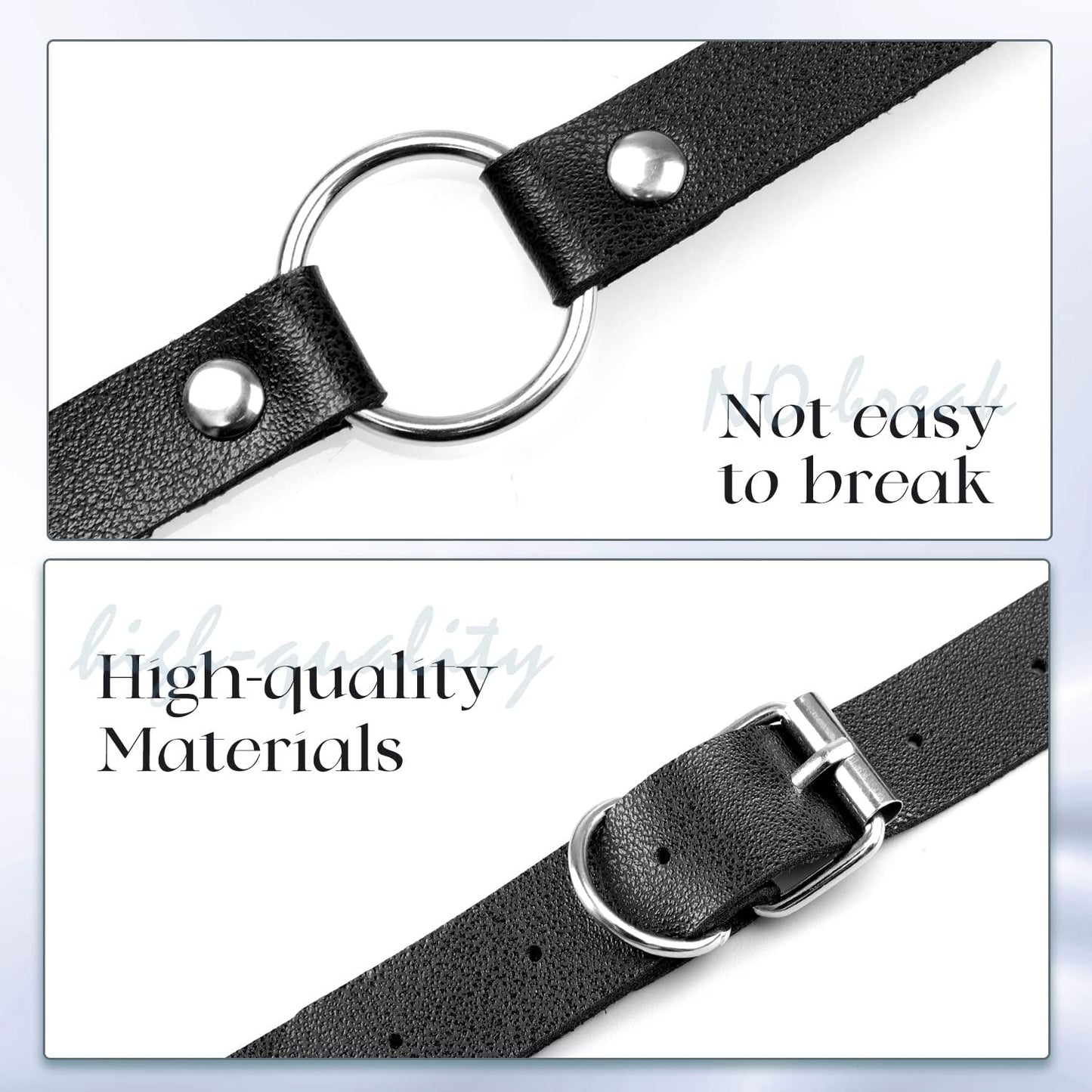 DOTASI Punk Leather Chain Belt Black Layered Body Chain Jewelry Accessory for Women and Girls Apparel & Accessories > Jewelry > Body Jewelry DOTASI   