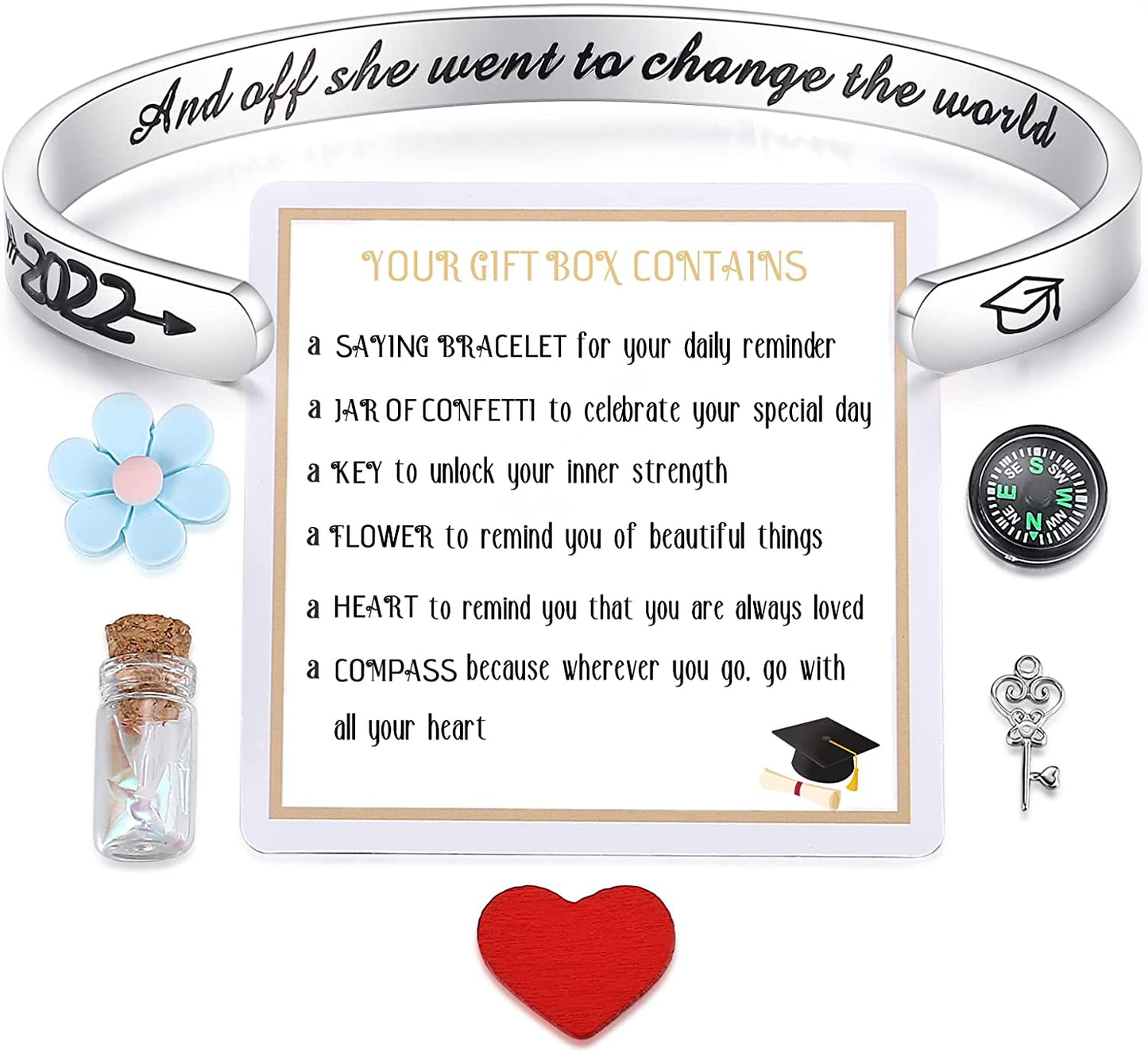 SAM & LORI Unique Matching Bracelets for Best Friends Couples Mother Daughter Son Dad Sisters Brothers-Unisex Adjustable Bracelets- Comes with Cards in Giftable Packing Apparel & Accessories > Jewelry > Bracelets SAM & LORI 5-2022-NEW-And off she went to......  