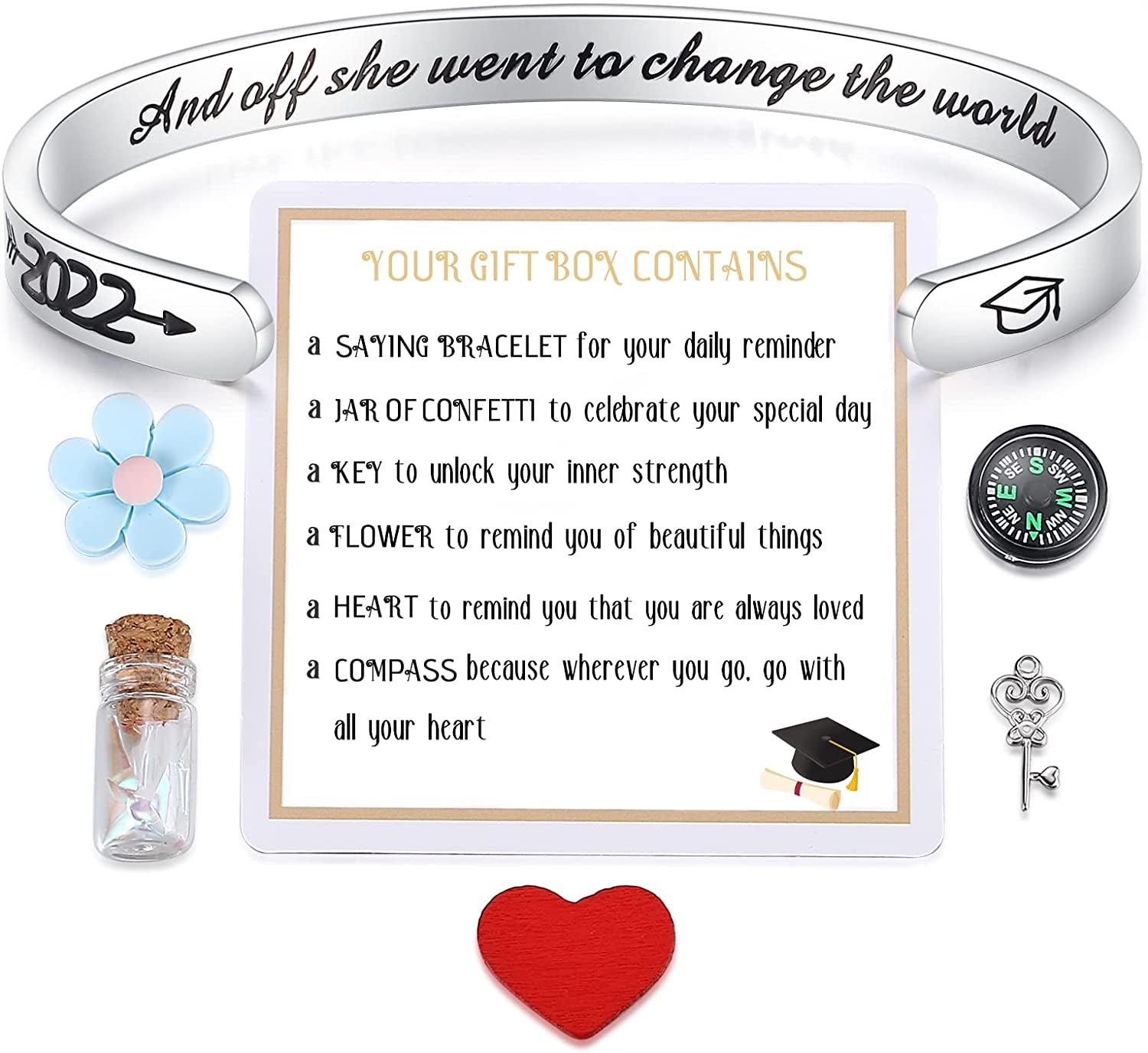 SAM & LORI Unique Matching Bracelets for Best Friends Couples Mother Daughter Son Dad Sisters Brothers-Unisex Adjustable Bracelets- Comes with Cards in Giftable Packing Apparel & Accessories > Jewelry > Bracelets SAM & LORI 5-2022-NEW-And off she went to......  