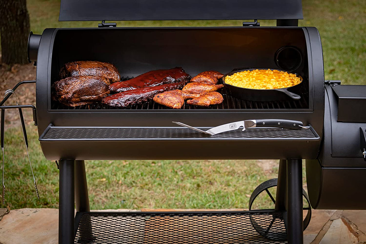Oklahoma Joe'S Longhorn Reverse Flow Smoker, Black Apparel & Accessories > Jewelry > Body Jewelry Oklahoma Joe's   