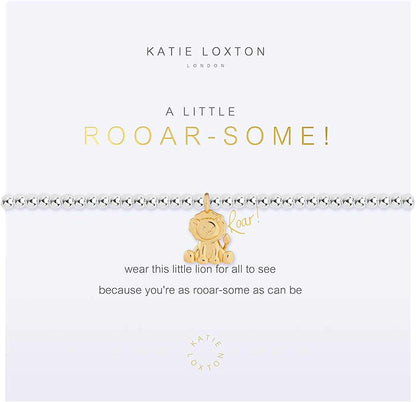 KATIE LOXTON a Little Animal Womens Stretch Adjustable Band Fashion Charm Bracelet Apparel & Accessories > Jewelry > Bracelets Katie Loxton Roar-Some!  