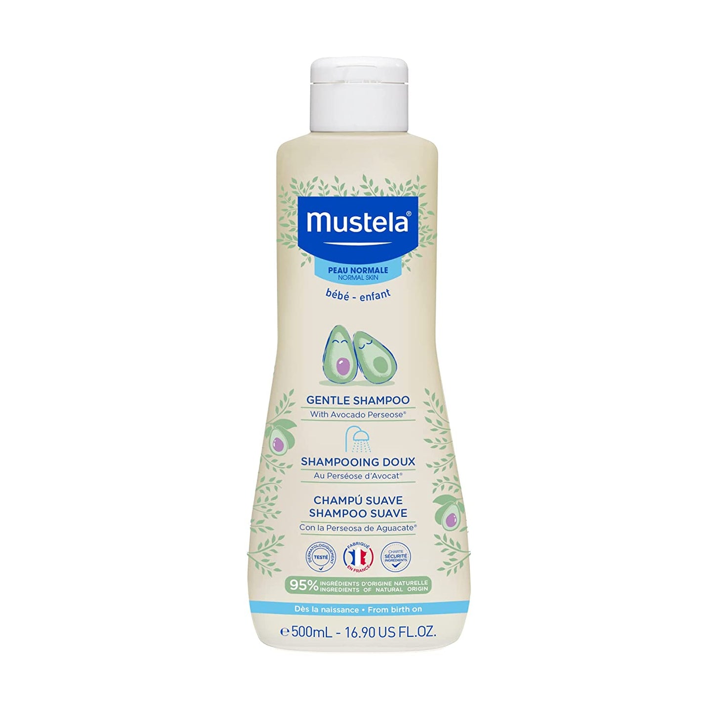 Mustela Baby Gentle Shampoo with Natural Avocado - Hair Care for Kids of All Ages & Hair Types - Tear-Free & Biodegradable Formula - Various Sizes - 1 or 2-Pack Health & Beauty > Personal Care > Hair Care Mustela New packaging 16.9 Fl Oz 