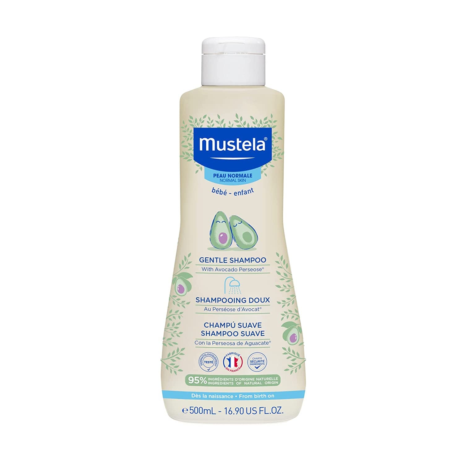 Mustela Baby Gentle Shampoo with Natural Avocado - Hair Care for Kids of All Ages & Hair Types - Tear-Free & Biodegradable Formula - Various Sizes - 1 or 2-Pack Health & Beauty > Personal Care > Hair Care Mustela New packaging 16.9 Fl Oz 