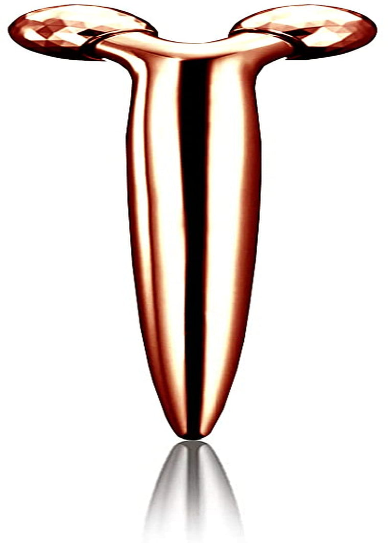 Face Roller Facial Roller Face Massager for Face Lift - Facial & Body Beauty Roller Skin Care Tool for Face, Eyes, Neck, Body Health & Beauty > Personal Care > Cosmetics > Cosmetic Tools > Skin Care Tools Sinikoro Rose Gold  