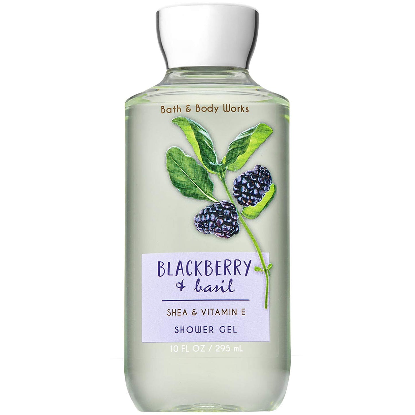 Bath and Body Works BLACKBERRY & BASIL Shea + Vitamin E Shower Gel 10 Fluid Ounce (2018 Edition) Health & Beauty > Personal Care > Cosmetics > Bath & Body Bath and Body Works   