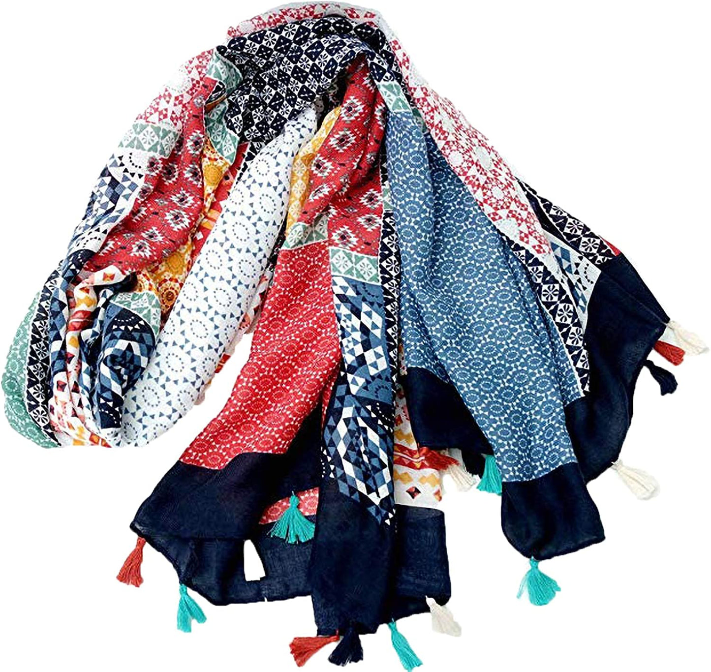 Scarves for Women Large Lightweight Floral Flower Spring Scarf Fashion Wrap Shawls Oversized Shawl Cape by AHYUAN Apparel & Accessories > Clothing Accessories > Scarves & Shawls AHYUAN   