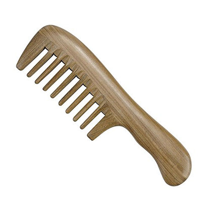 Ccbeauty Handmade Peach Wood Comb Anti-Static Moon Shaped Hair Care Comb and Rounded Handle Wooden Comb Fine Tooth Comb,Wide Tooth Comb Health & Beauty > Personal Care > Hair Care CCbeauty   