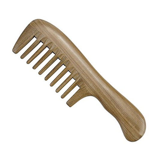 Ccbeauty Handmade Peach Wood Comb Anti-Static Moon Shaped Hair Care Comb and Rounded Handle Wooden Comb Fine Tooth Comb,Wide Tooth Comb Health & Beauty > Personal Care > Hair Care CCbeauty   